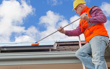 Stubwood soft wash roof cleaning